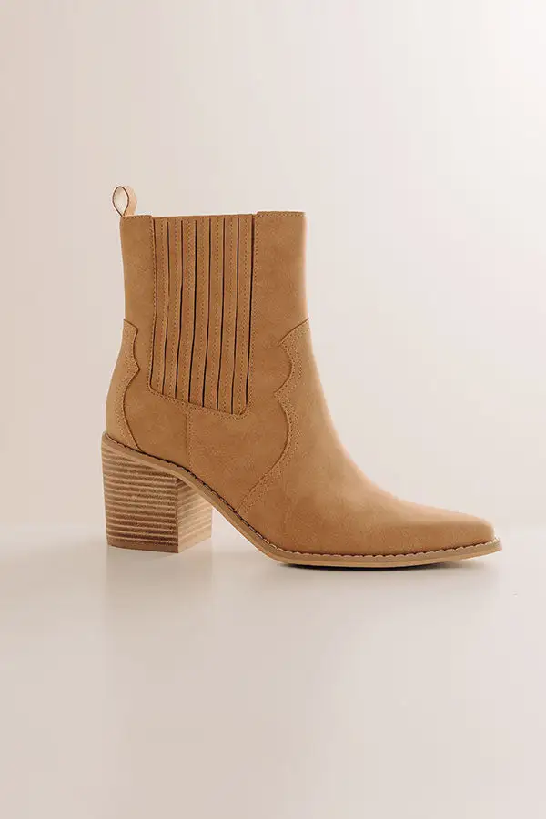 Faux Nubuck Boots