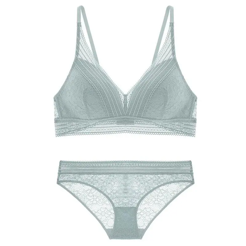 Everyday Lace Embroidered Lingerie Set