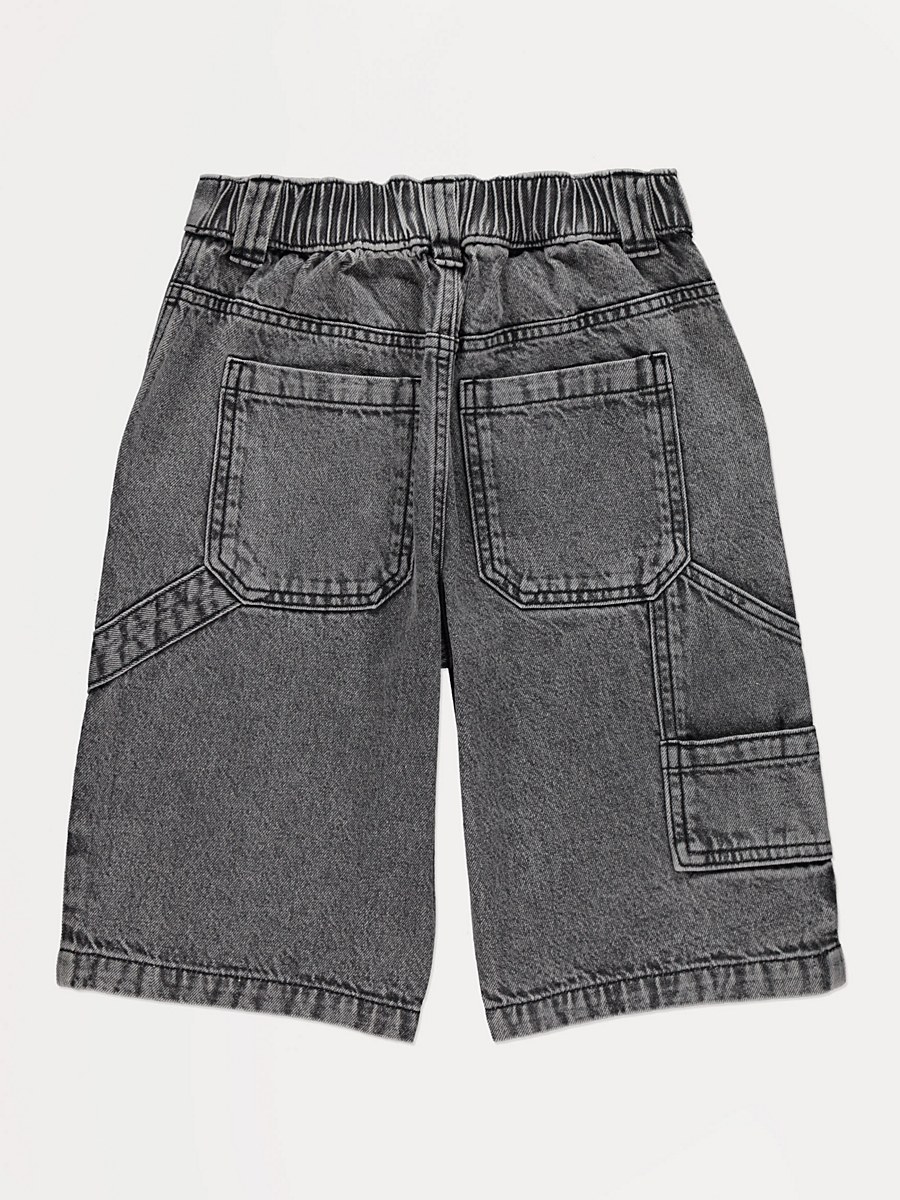 Grey Carpenter Denim Shorts detail 2