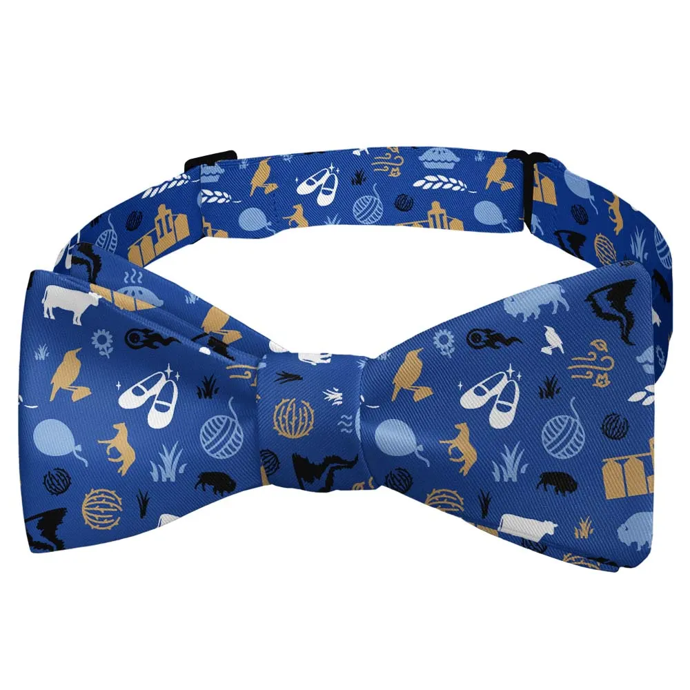 Jayhawker Sunflower Heritage Motif Bow Tie