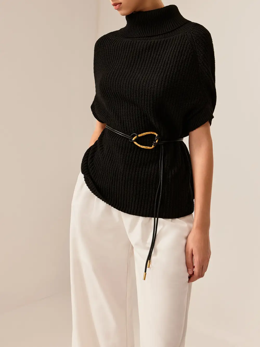 Mesh Sleeveless Sweater