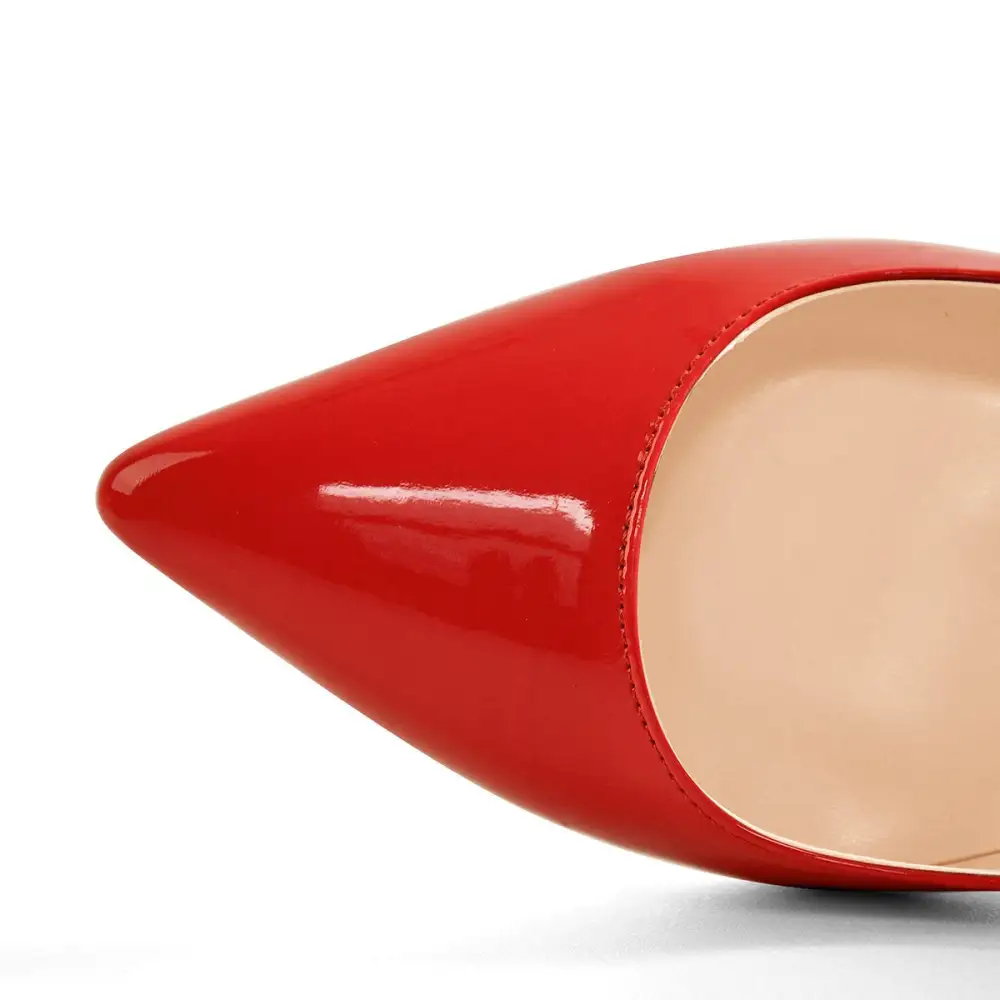 Minimal Patent Finish Pointed Toe Stiletto Pumps