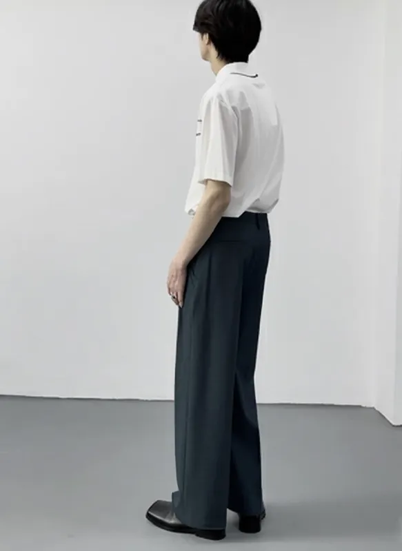 Tailored Pleated Pants