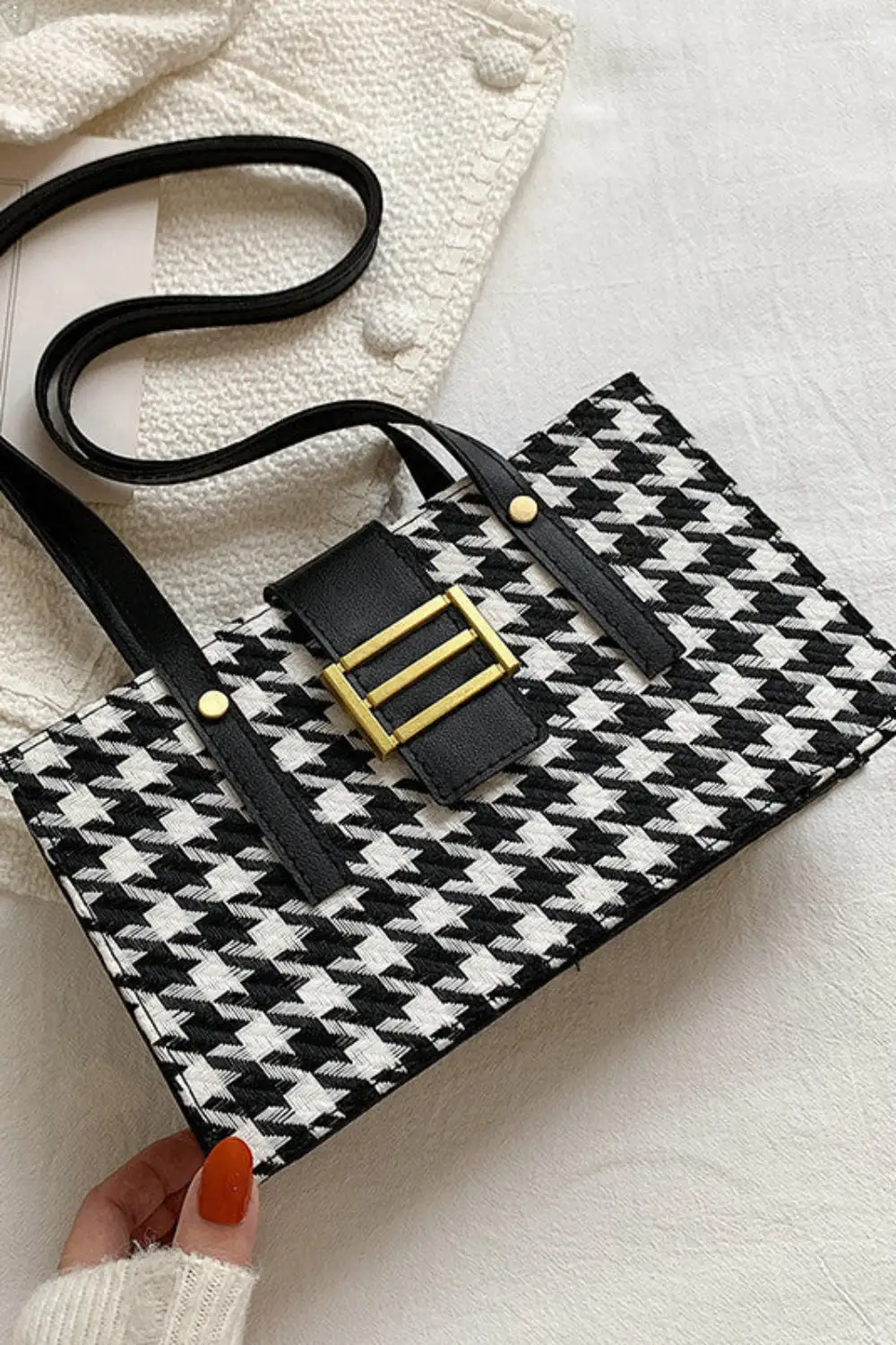 Women's Underarm Tote Bag PU Medium Horizontal Street Style 2025 Trend