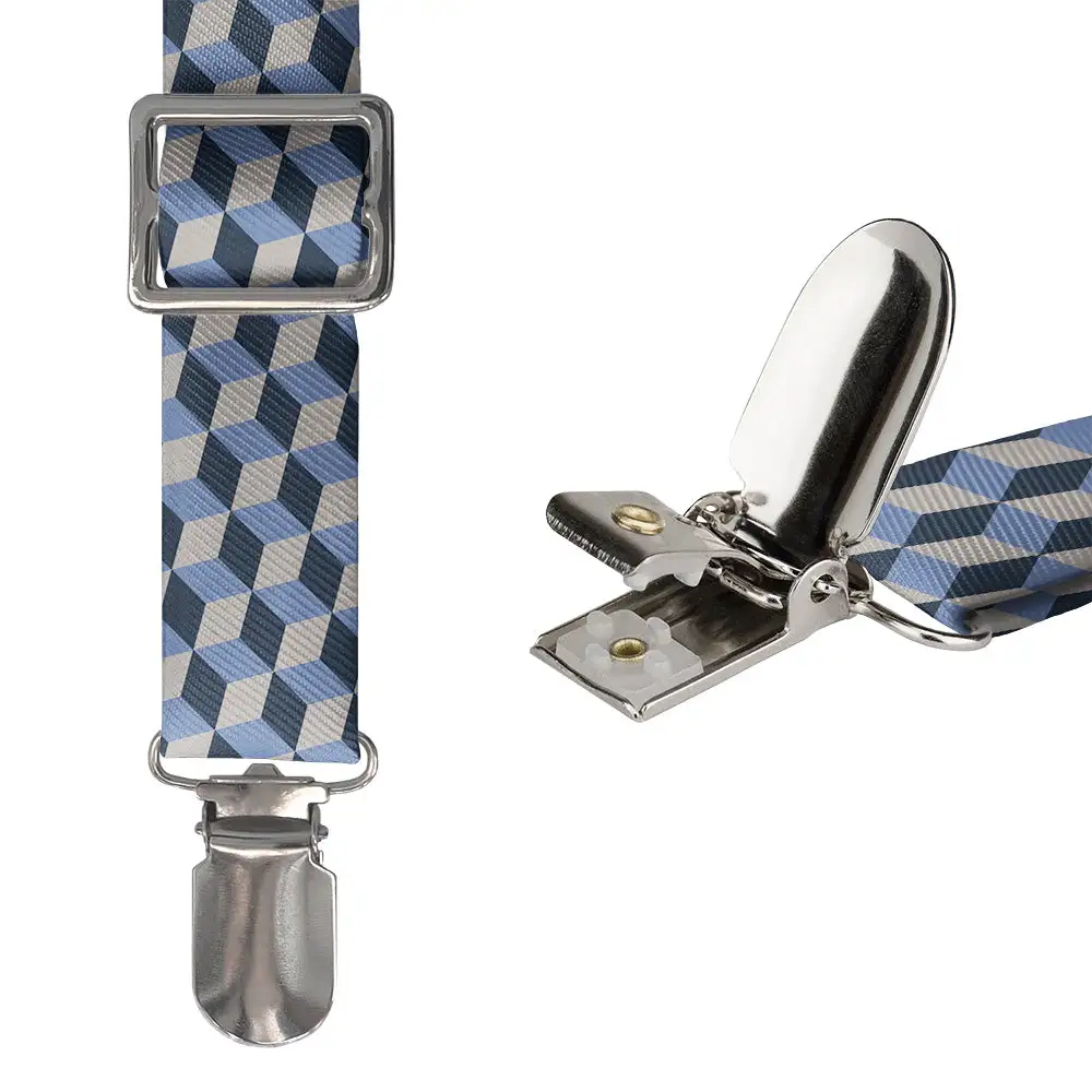 Escher Geometric Pattern Suspenders