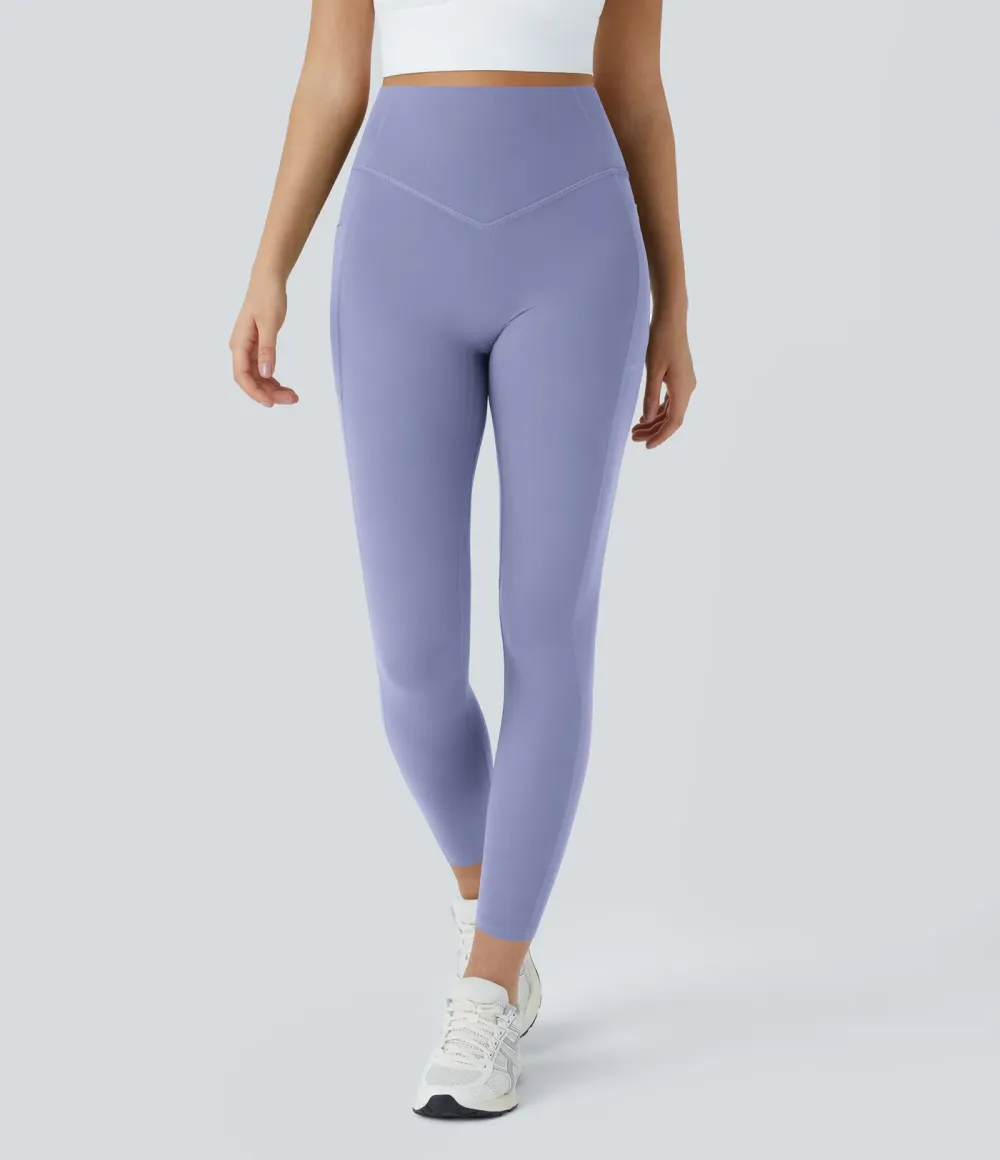  SoCinched High Waisted Scrunch Butt Lifting Tummy Control Side Pocket Shaping Training UltraSculpt Leggings - Stretchy Fit for Women, For Gym & Summer Workouts #Summer