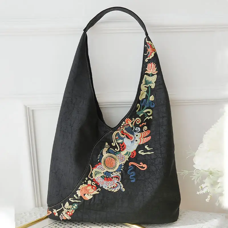 Buddha Stones Fish Flower Bag