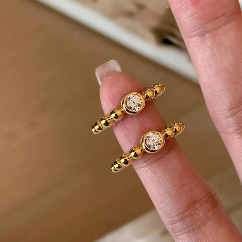 Ball Zircon Ring