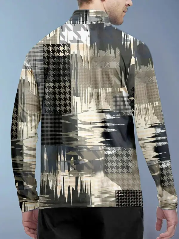 Sport Midweight Long Sleeve Pullover Golf Shirt