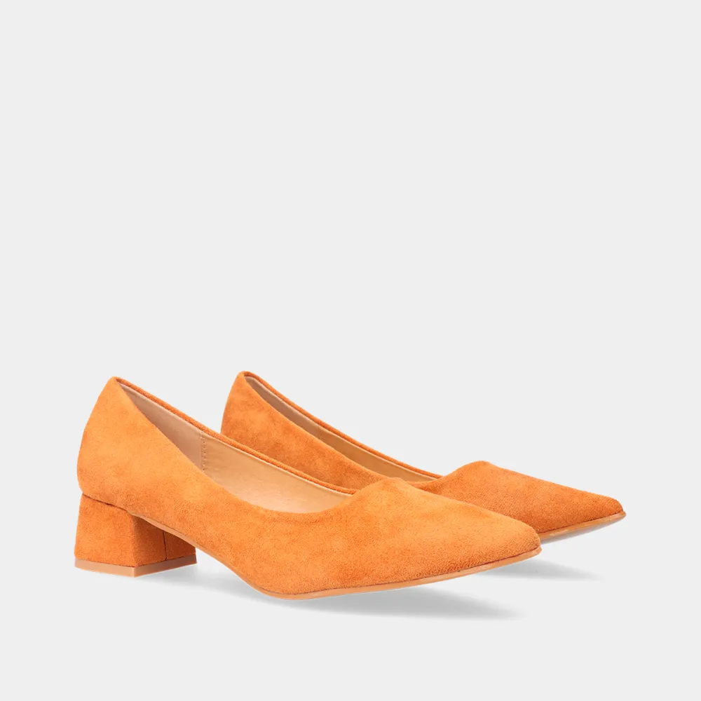 Refined Suede Effect Pumps