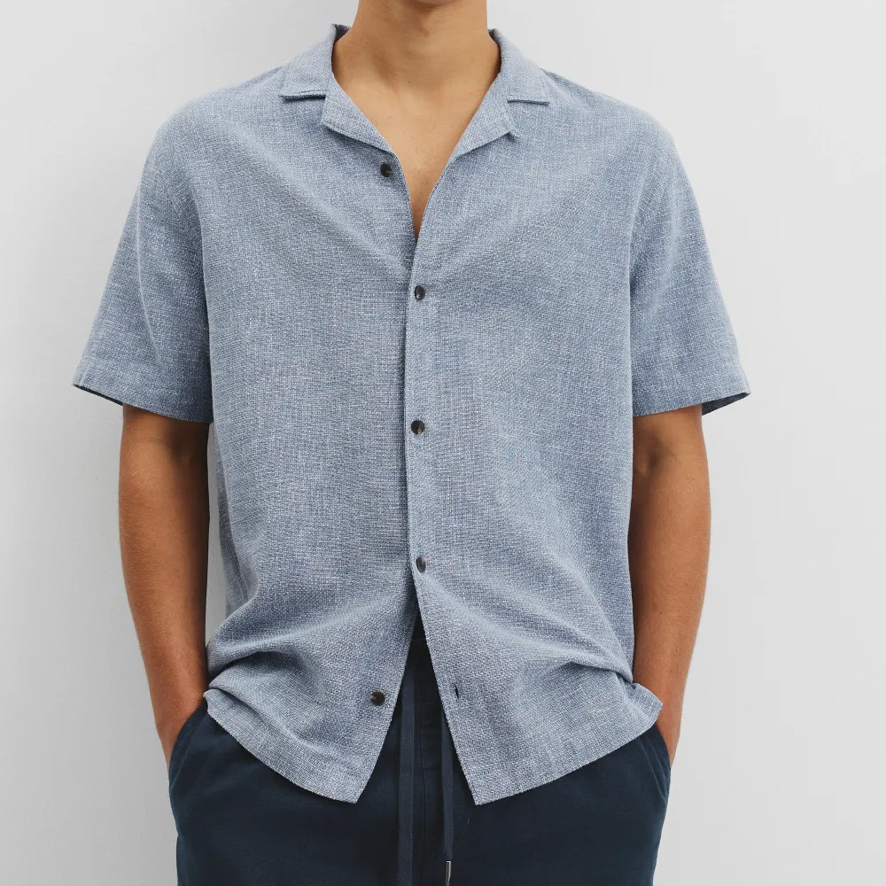 Men's Short Sleeve Linen