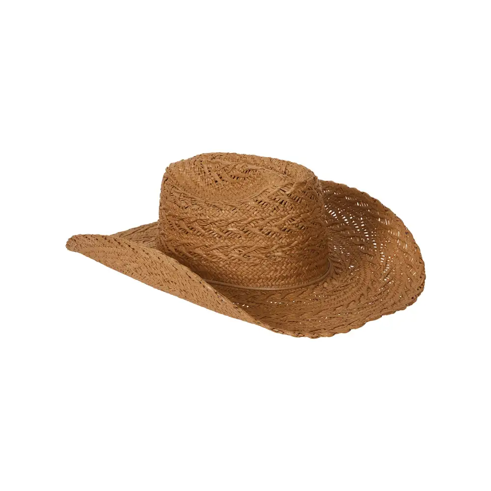 Chevron Weave Paper Straw Cowboy Hat