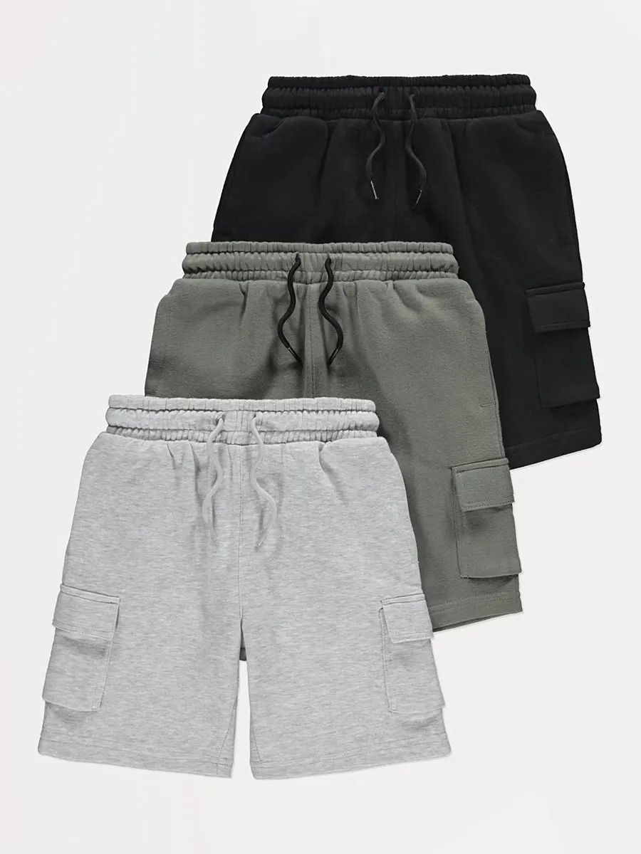 Cargo Jogger Shorts 3 Pack
