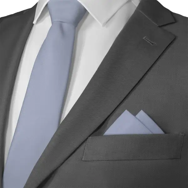 Clean Composed Solid Pocket Square