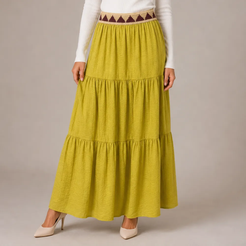 Relaxed Everyday Midi Skirt