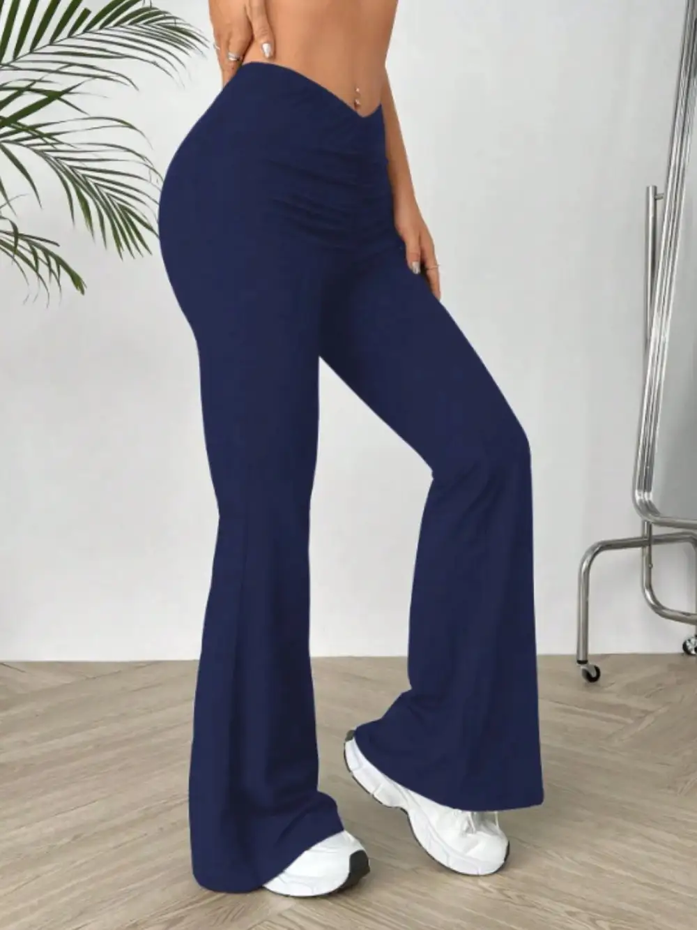 High Waisted Flared Pants