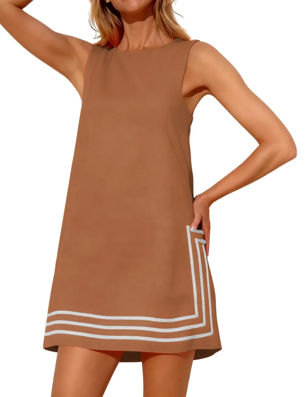 Summer Boho A-Line Mini Dress