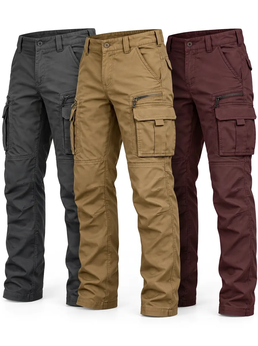 Performance Focused Tactical Cargo Multi Pocket Men's Multi Pack Tactical Work Pants