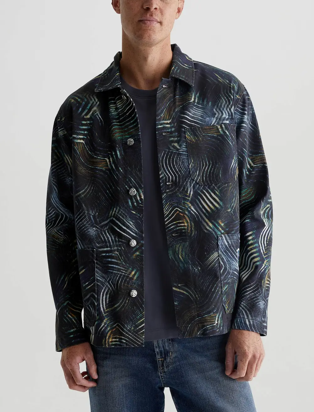 Men's Loose Fit Stretch Chore Jacket