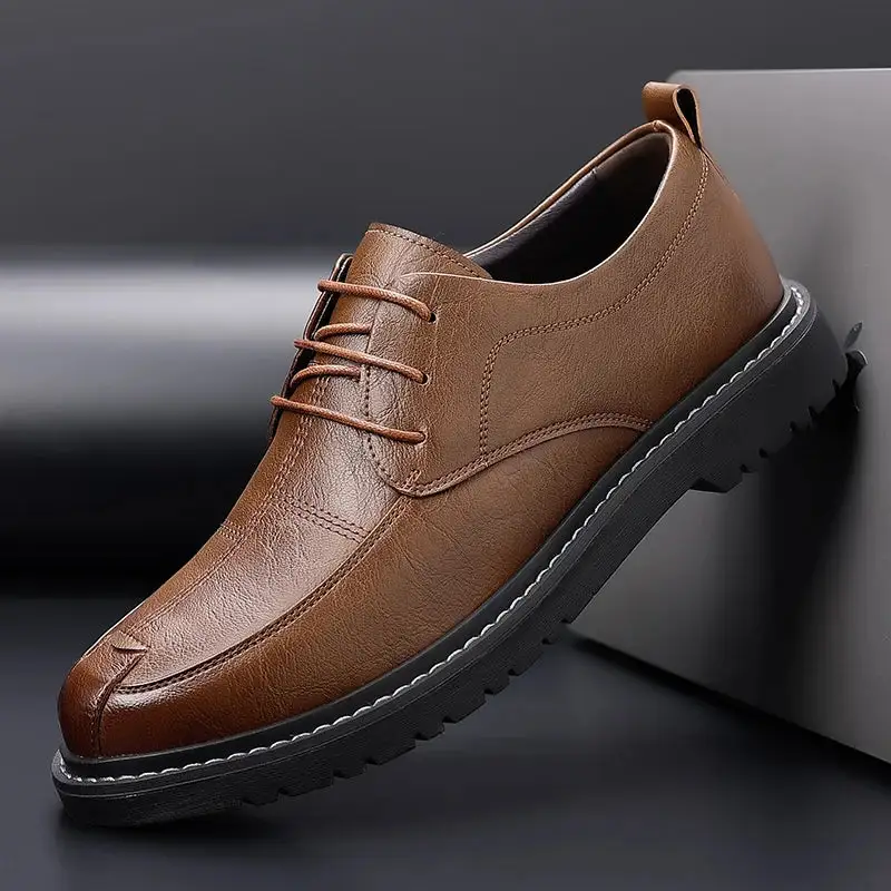 Leather Derby Business Shoes