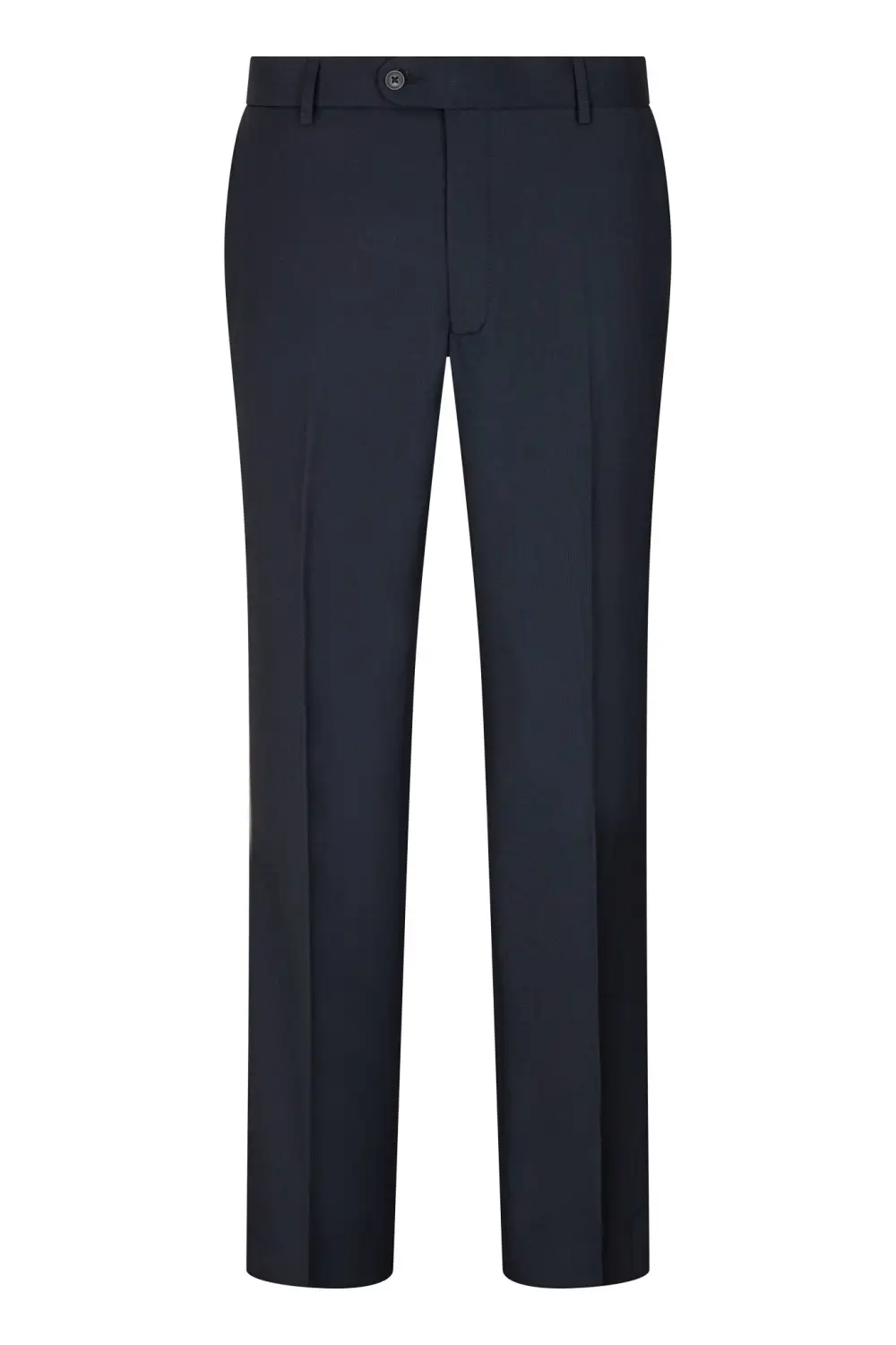 Men's Tailored Fit Flat Front Fitted Suit Trousers