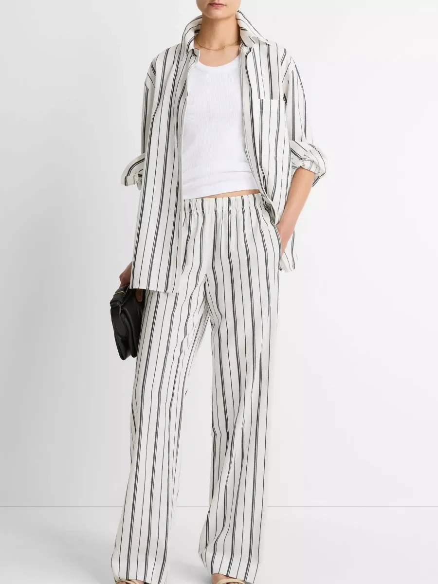 Casual Striped Pocket Shirt