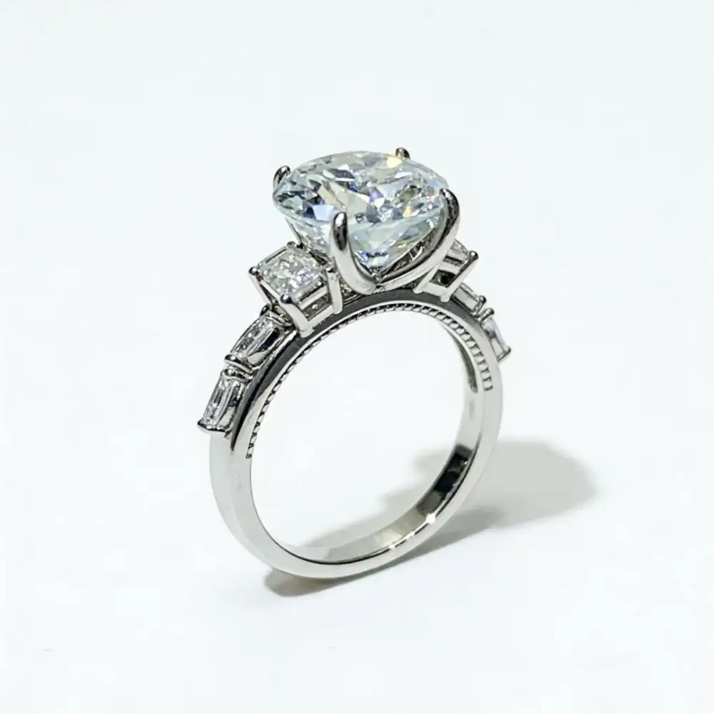 Daily Wear Moissanite Ring