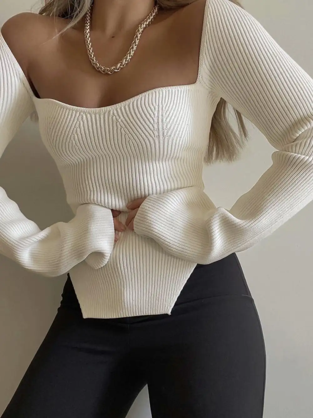 Relaxed Ribbed Sweater