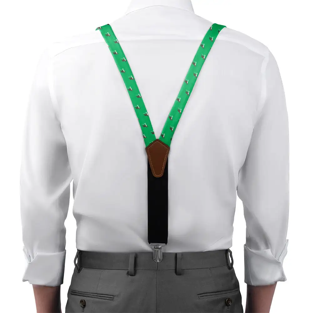 Terrier Dog Theme Suspenders