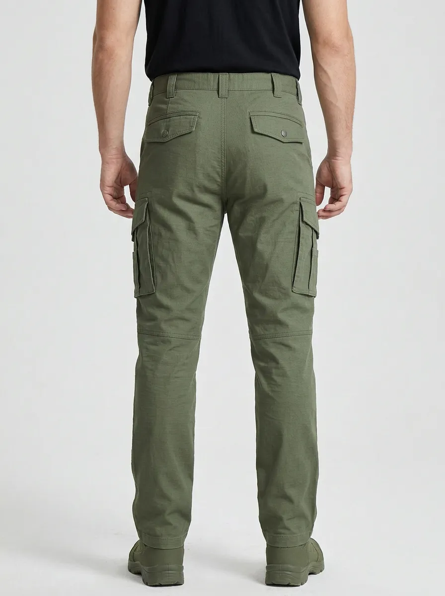 Minimal Easy-Fit Men's Multi-Pocket Waterproof Tactical Cargo Pants