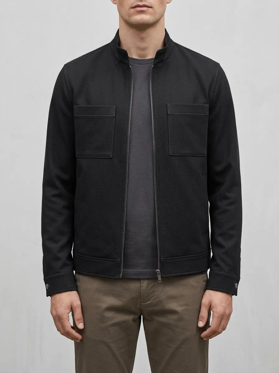 Textured Zip Jacket