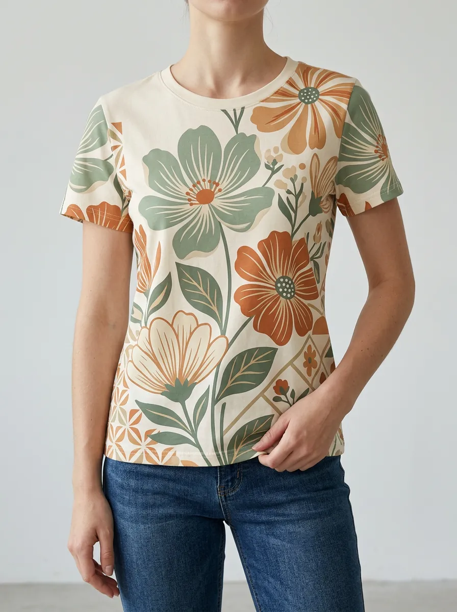 Floral Everyday T Shirt