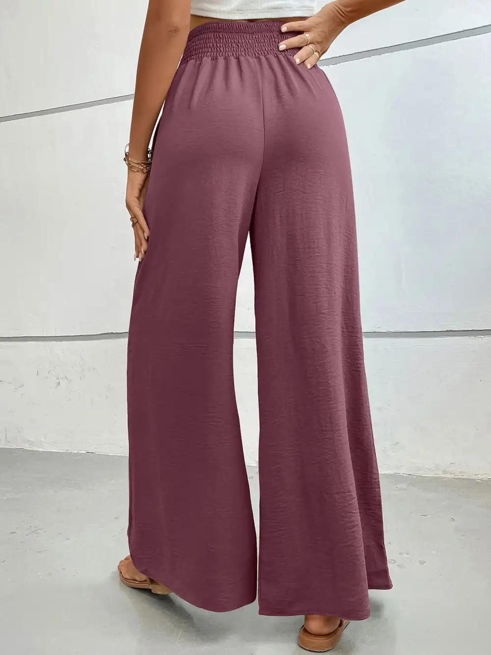High Waisted Wide Leg Pants