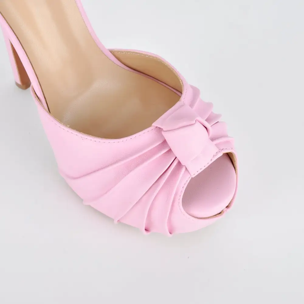 Peep Toe Platform Ankle Strap Stiletto Sandals