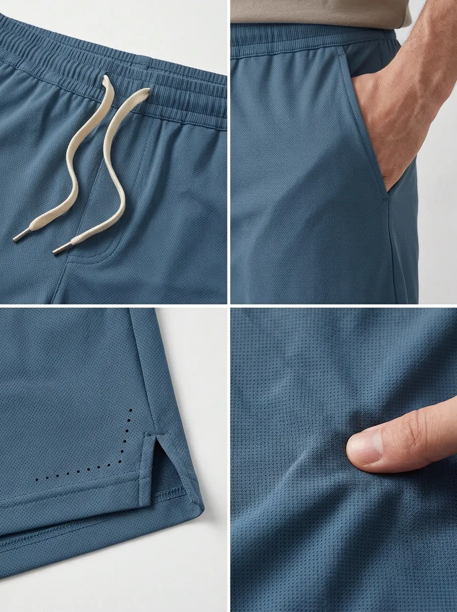 Easy-Wear Ice-Silk Stretch Drawstring Shorts