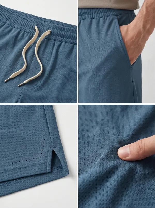 Easy-Wear Ice-Silk Stretch Drawstring Shorts
