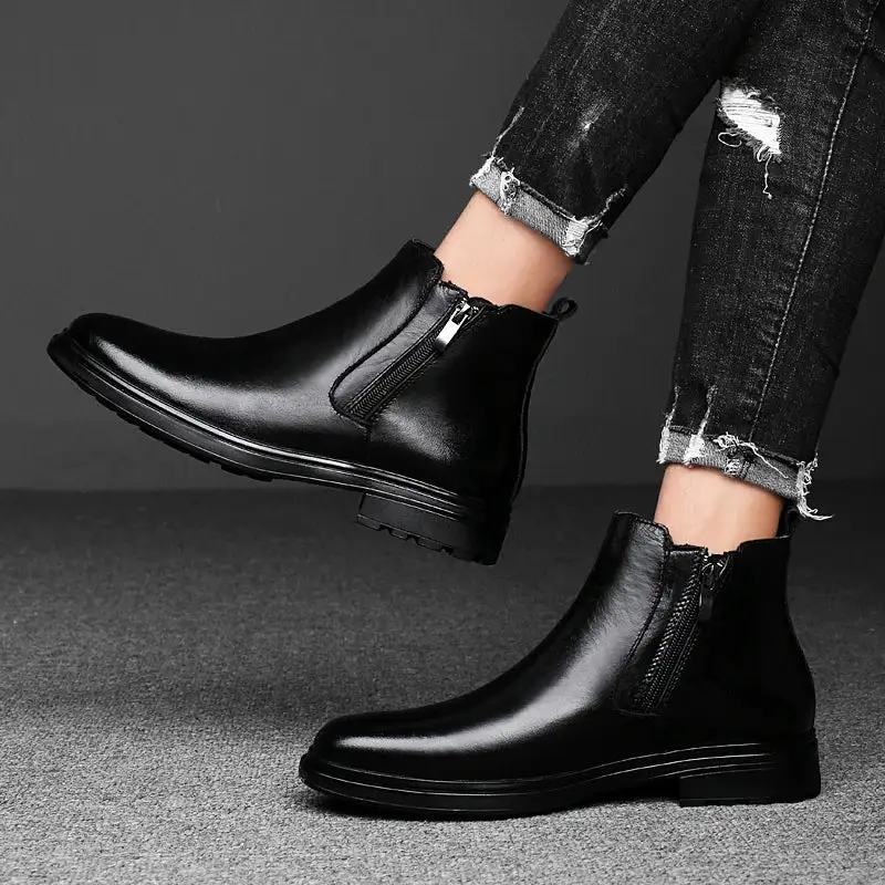 Leather Chelsea Boots