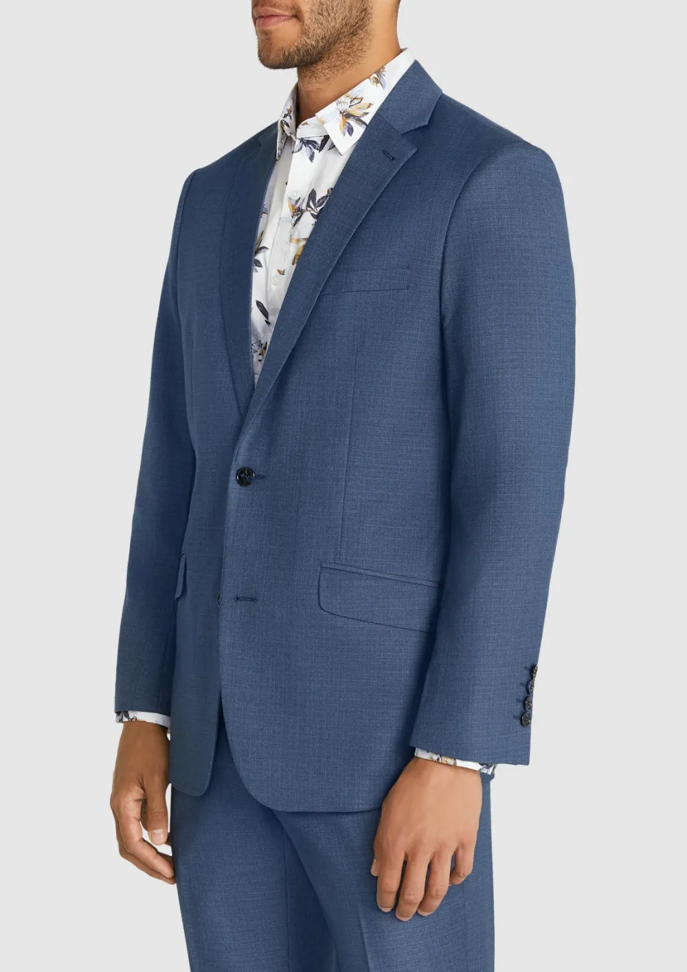 Men's Blue Classic Slim Fit Suit