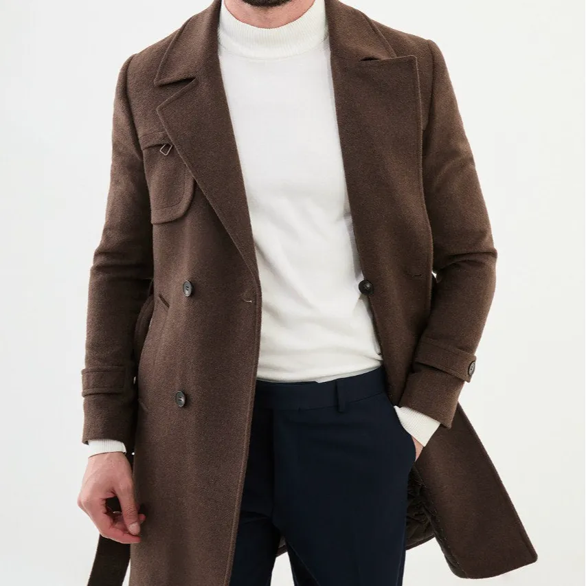 Classic Slim Fit Refined Tailored Coat