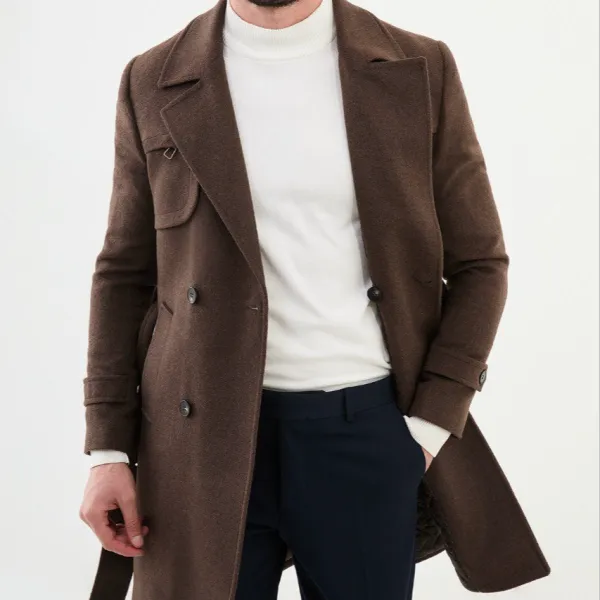 Classic Slim Fit Refined Tailored Coat