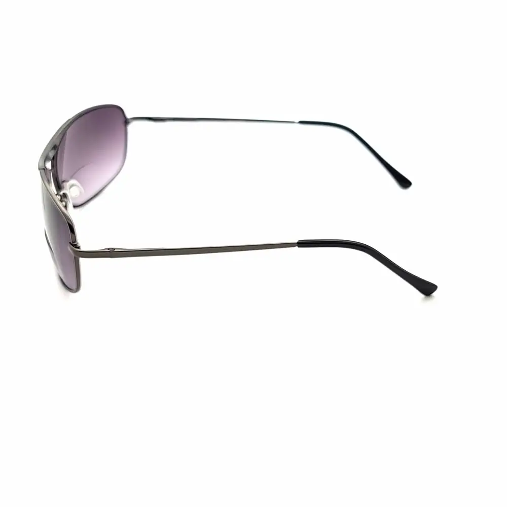 Rectangular Bifocal Smoke-Lens Reading Sunglasses