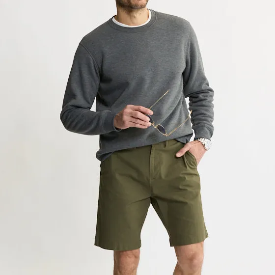 Sherpa Lined Soft Touch Fleece Crewneck