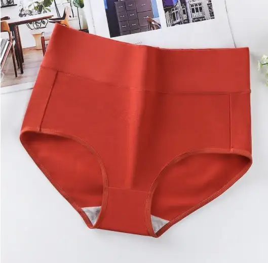 High Waist Cotton Briefs