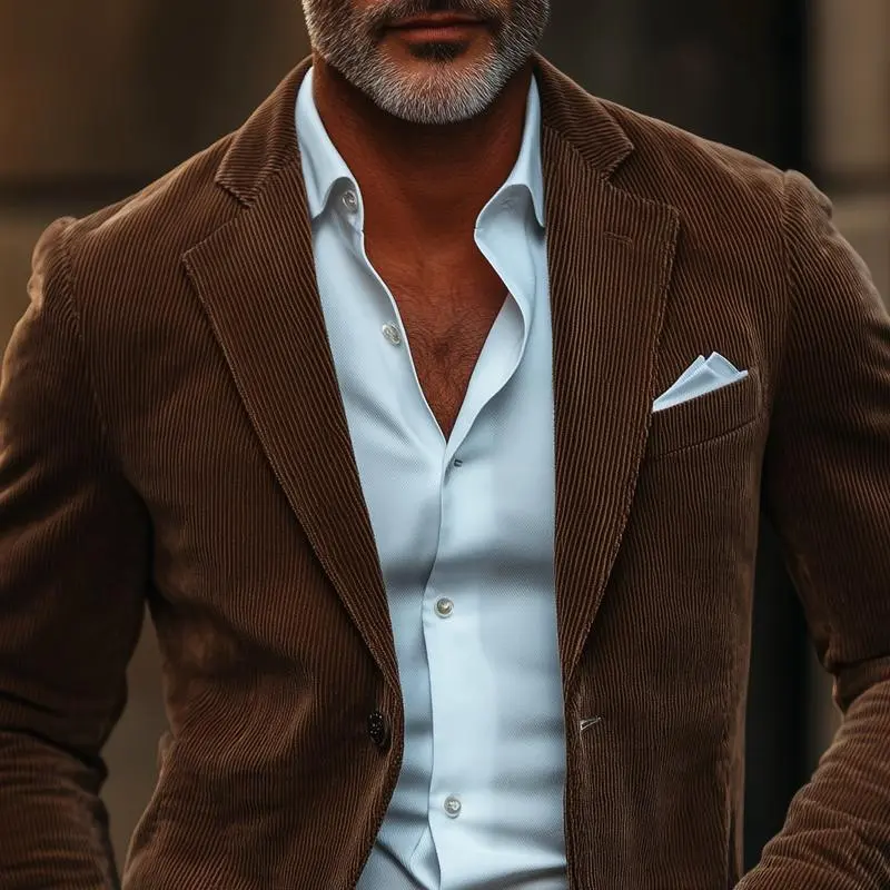 Easy Tailored Corduroy Blazer