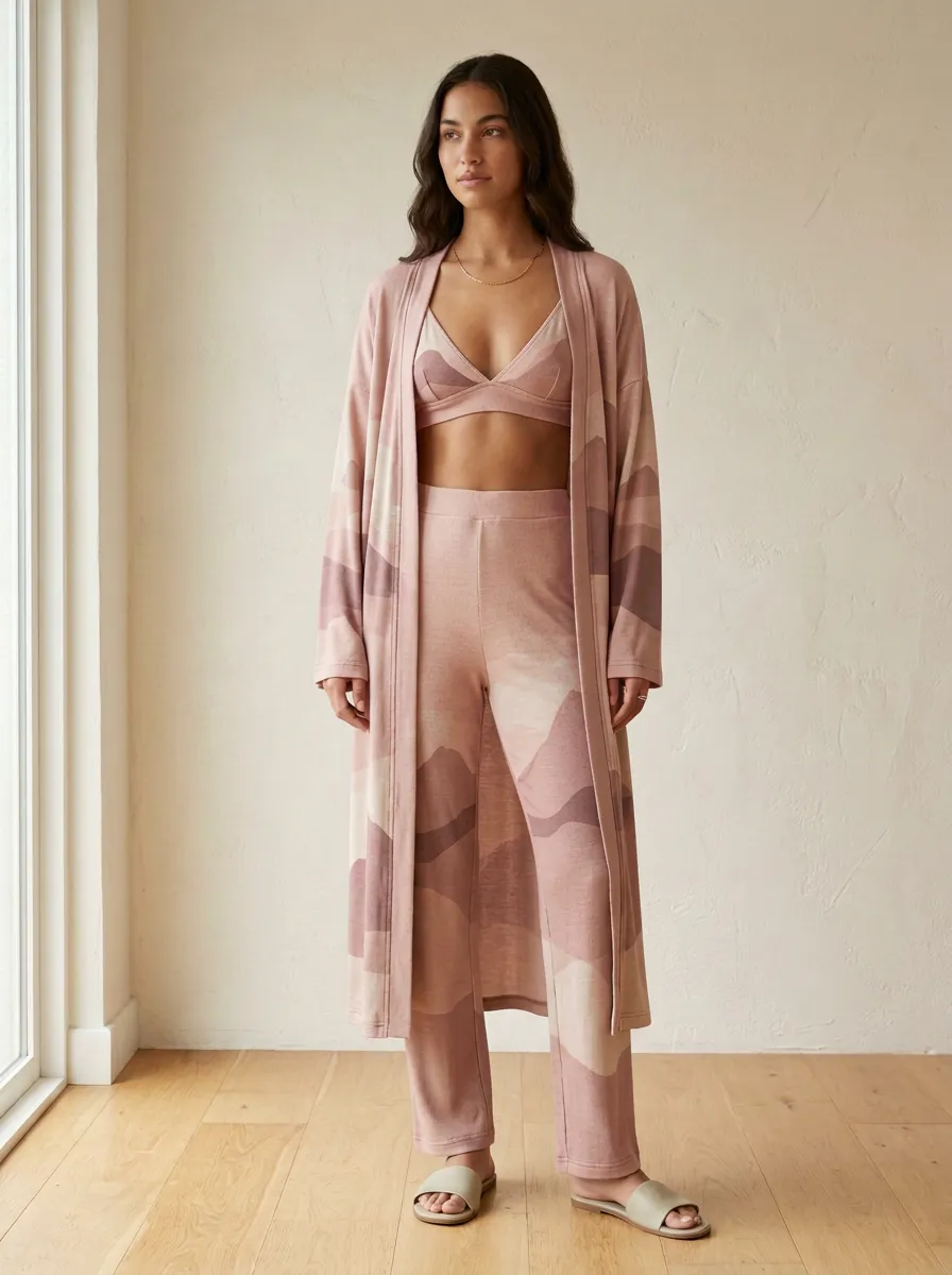 Mountain Cardigan Lounge Set