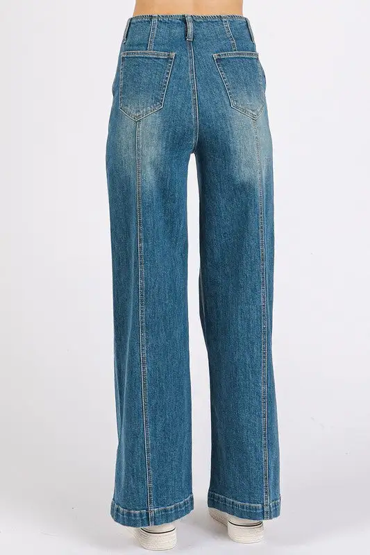 Ribbed Soft Denim Jeans