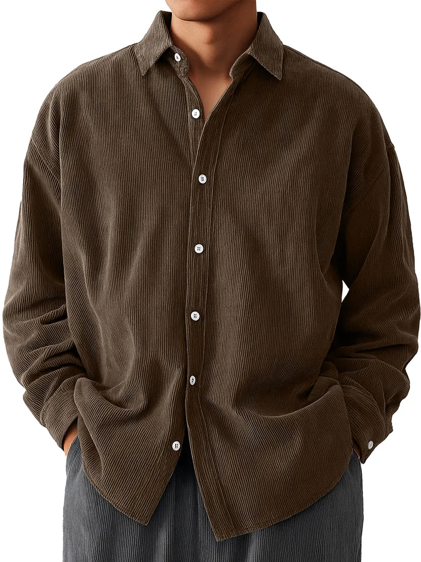 Workwear Corduroy Long Sleeve Shirt