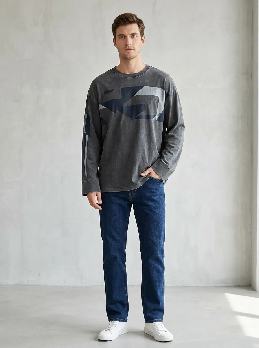 Men's Long Sleeve Weekend Style Daily Shirt