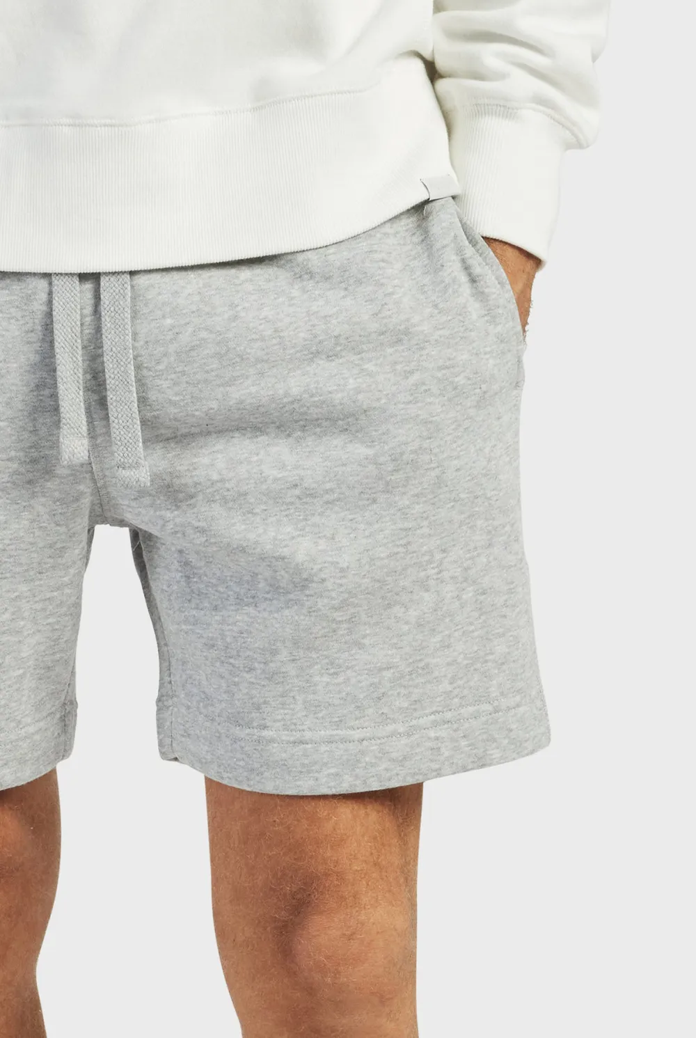 Light Gray French Terry Shorts