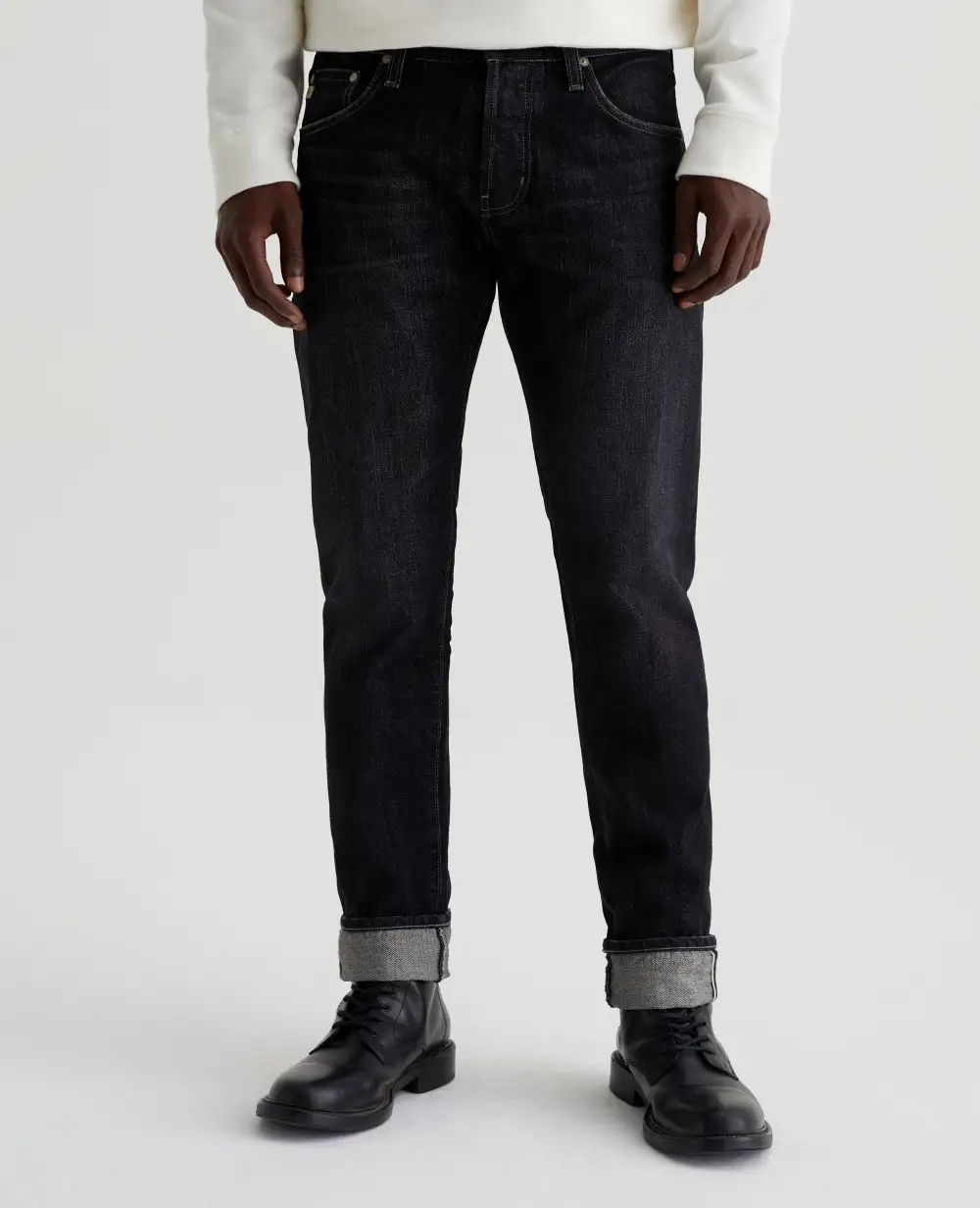 Men's Slim Straight Rigid Jeans
